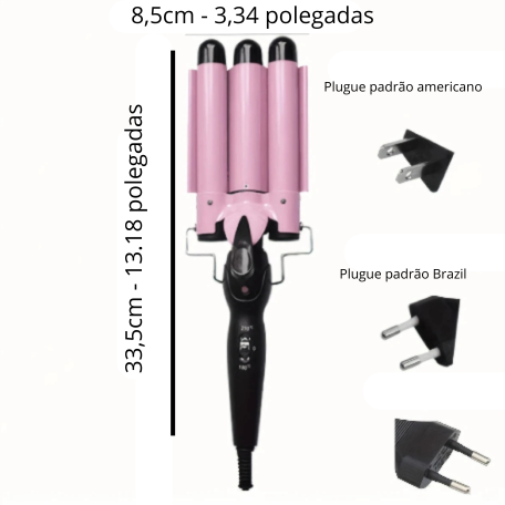 Modelador de cabelo. Para todos os tipos de cabelo