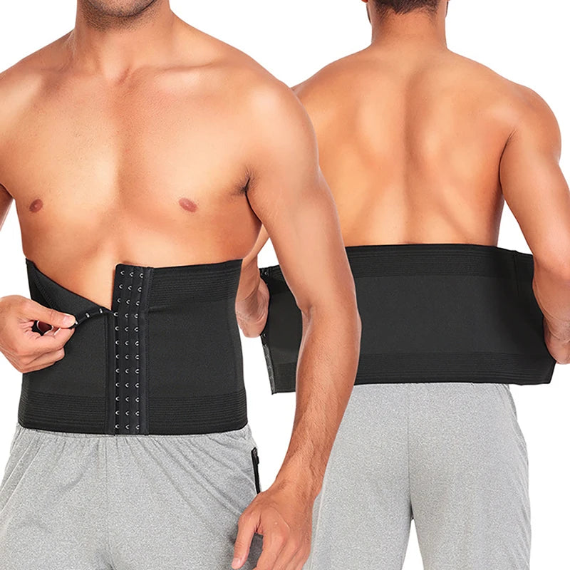 Cintura Trainer para Homens Cinto de Controle de Barriga, Apoio Lombar, Cinto de Compressão, Shapewear